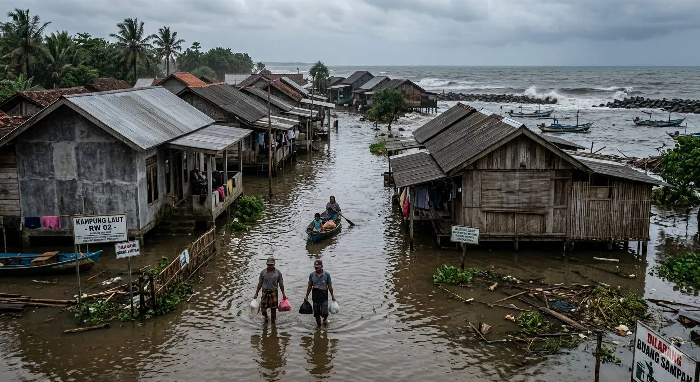 Makna Spiritual Mimpi Kebanjiran Air Laut dalam Berbagai Tradisi (c) Ilustrasi AI