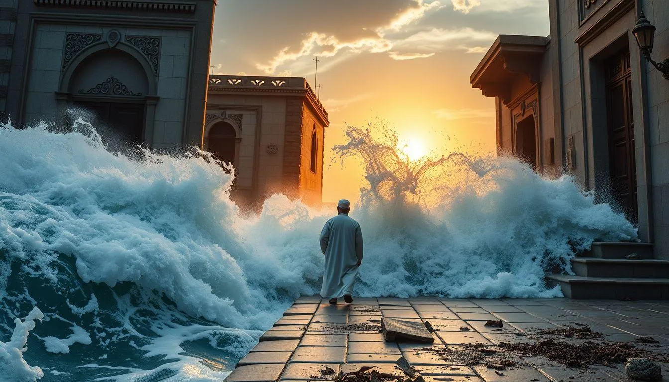 Tafsir Mimpi Banjir Air Laut Menurut Islam dan Primbon Jawa (c) Ilustrasi AI