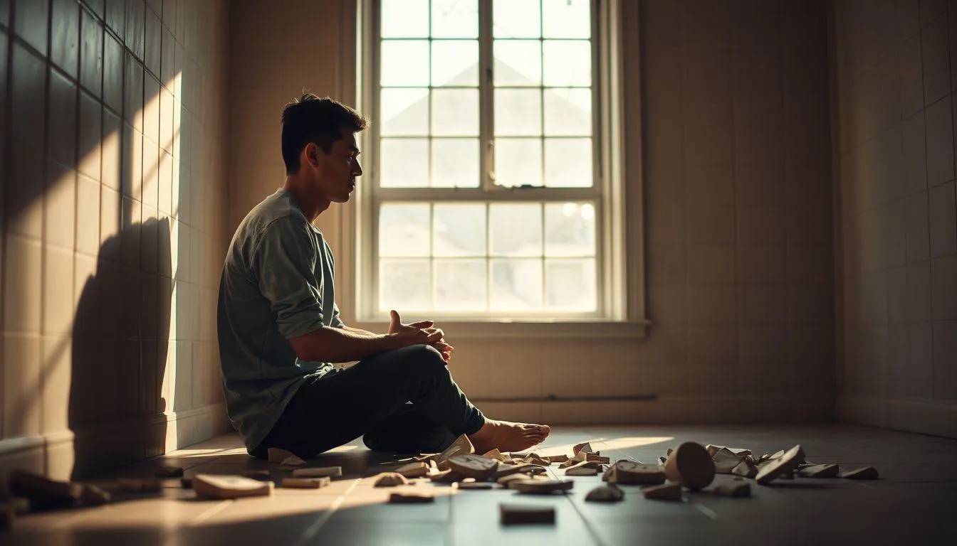 Cara Menyikapi Mimpi Keramik Kamar Mandi Pecah (c) Ilustrasi AI