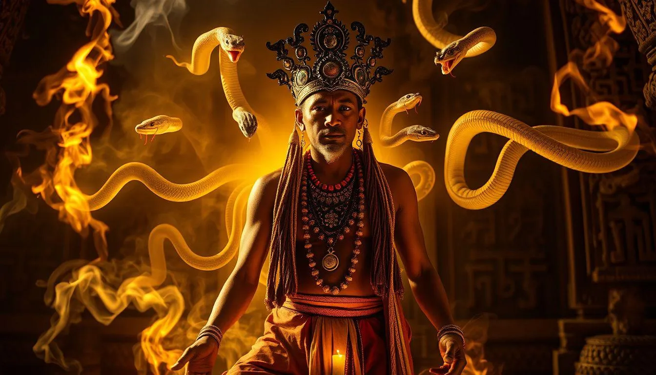 Jenis-Jenis Mimpi Kerasukan Ular dan Artinya (c) Ilustrasi AI