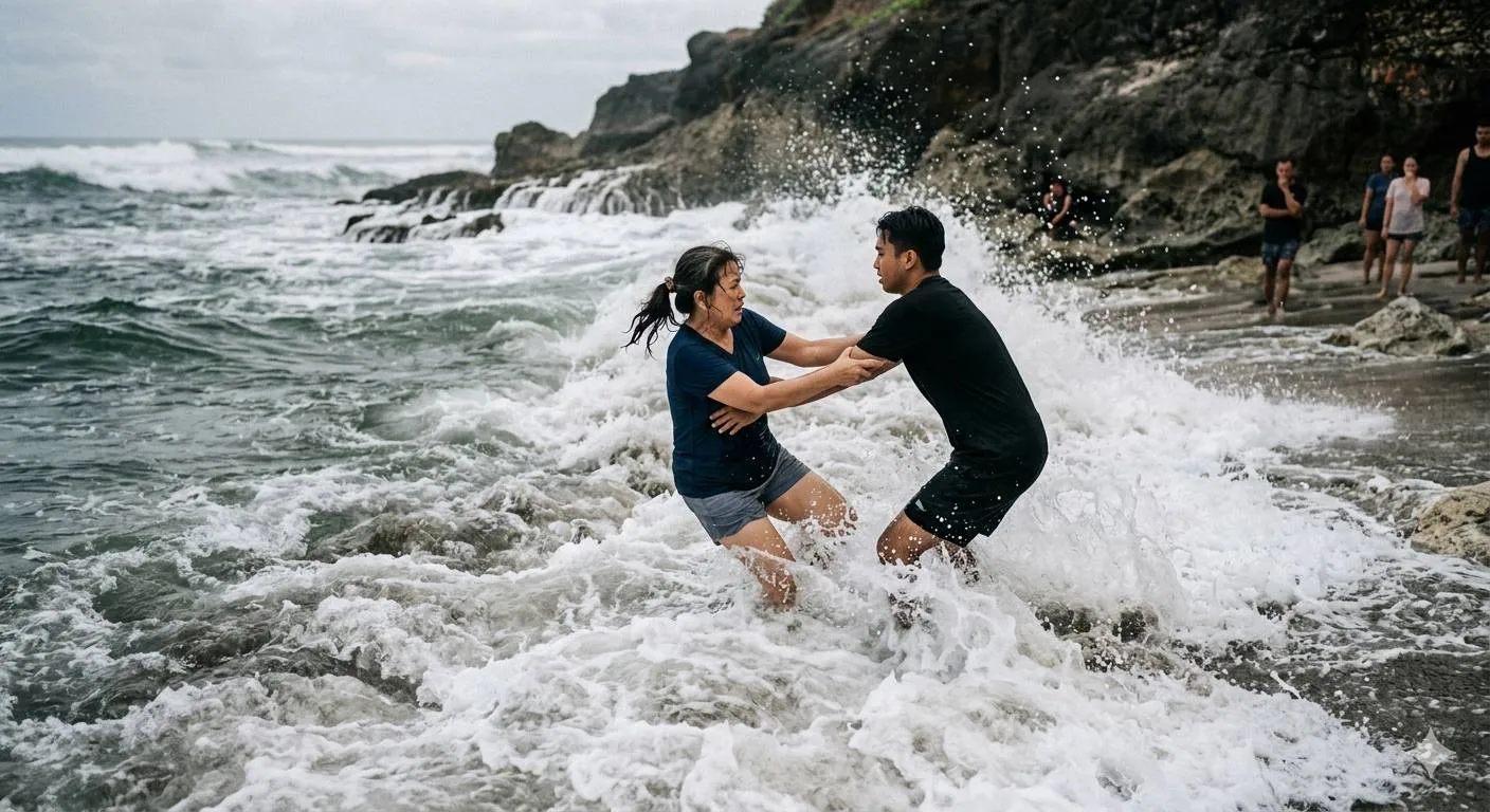 FAQ Seputar Arti Mimpi Keseret Air Laut (c) Ilustrasi AI