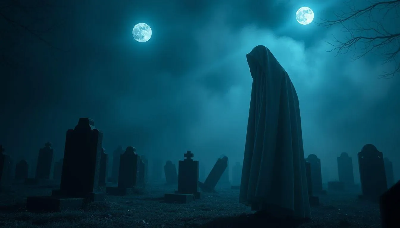 Tafsir Mimpi Ketemu Pocong Besar Menurut Islam (c) Ilustrasi AI