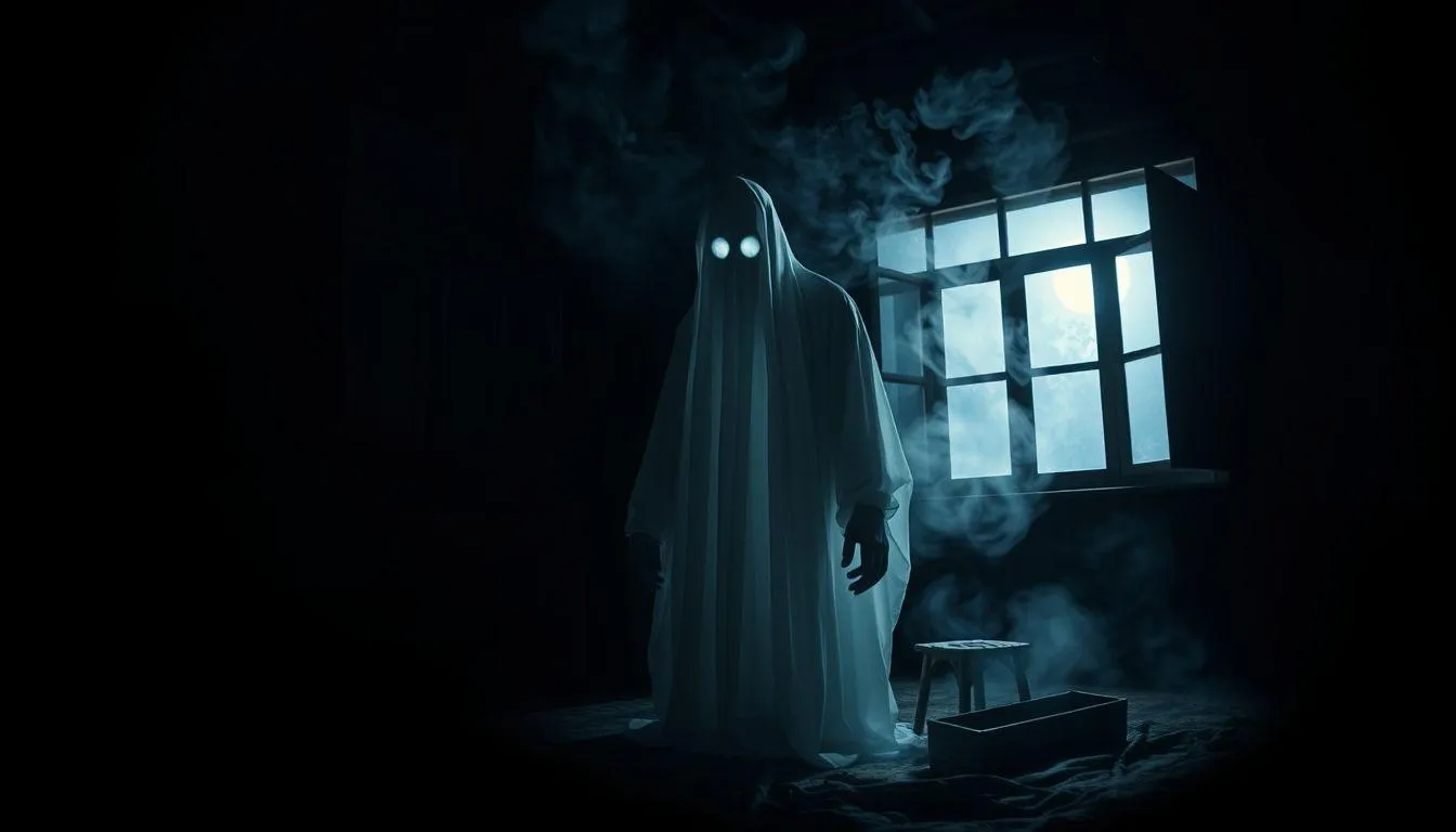 Berbagai Skenario Mimpi Ketemu Pocong dan Artinya (c) Ilustrasi AI