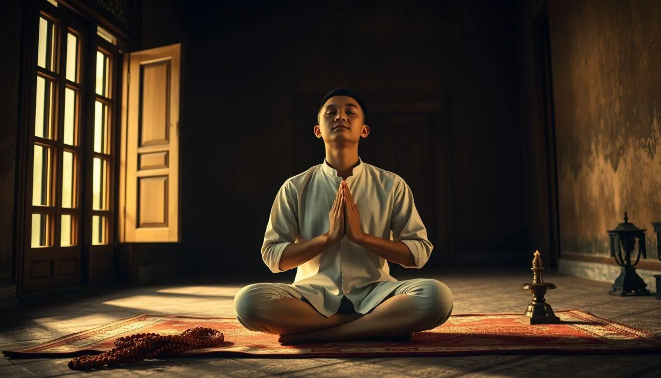 Cara Menyikapi Mimpi Ketemu Pocong (c) Ilustrasi AI