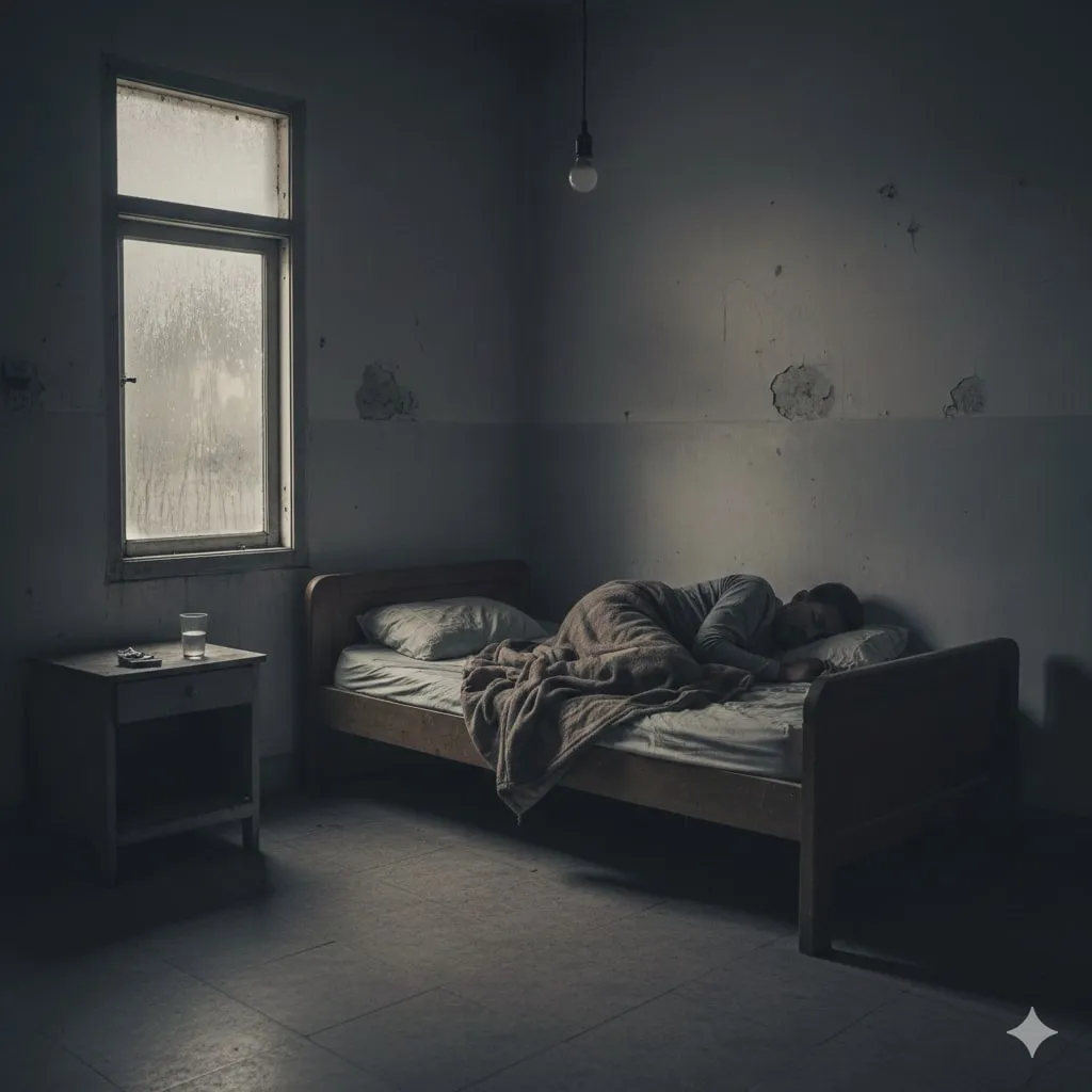 Tafsir Mimpi Ketindihan Pocong Menurut Islam (c) Ilustrasi AI