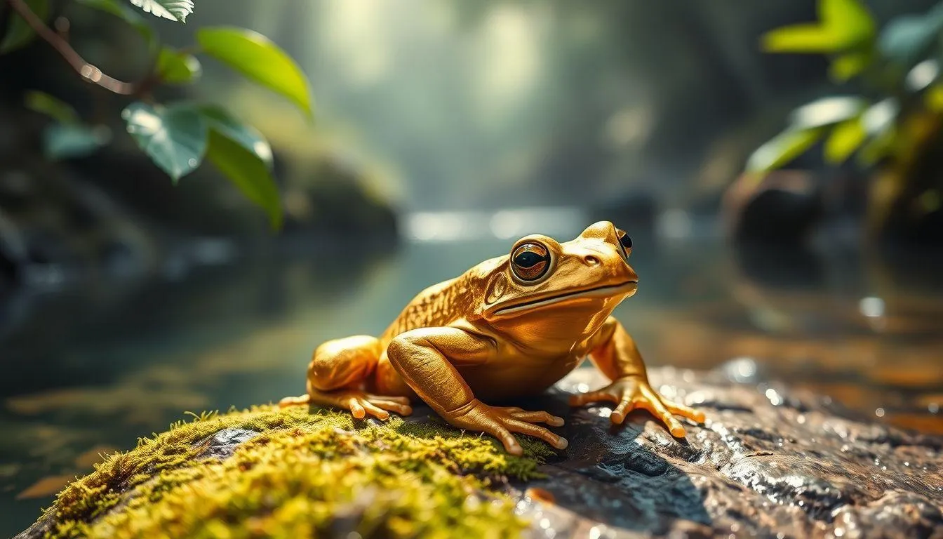 Interpretasi Berdasarkan Kondisi Kodok Emas (c) Ilustrasi AI