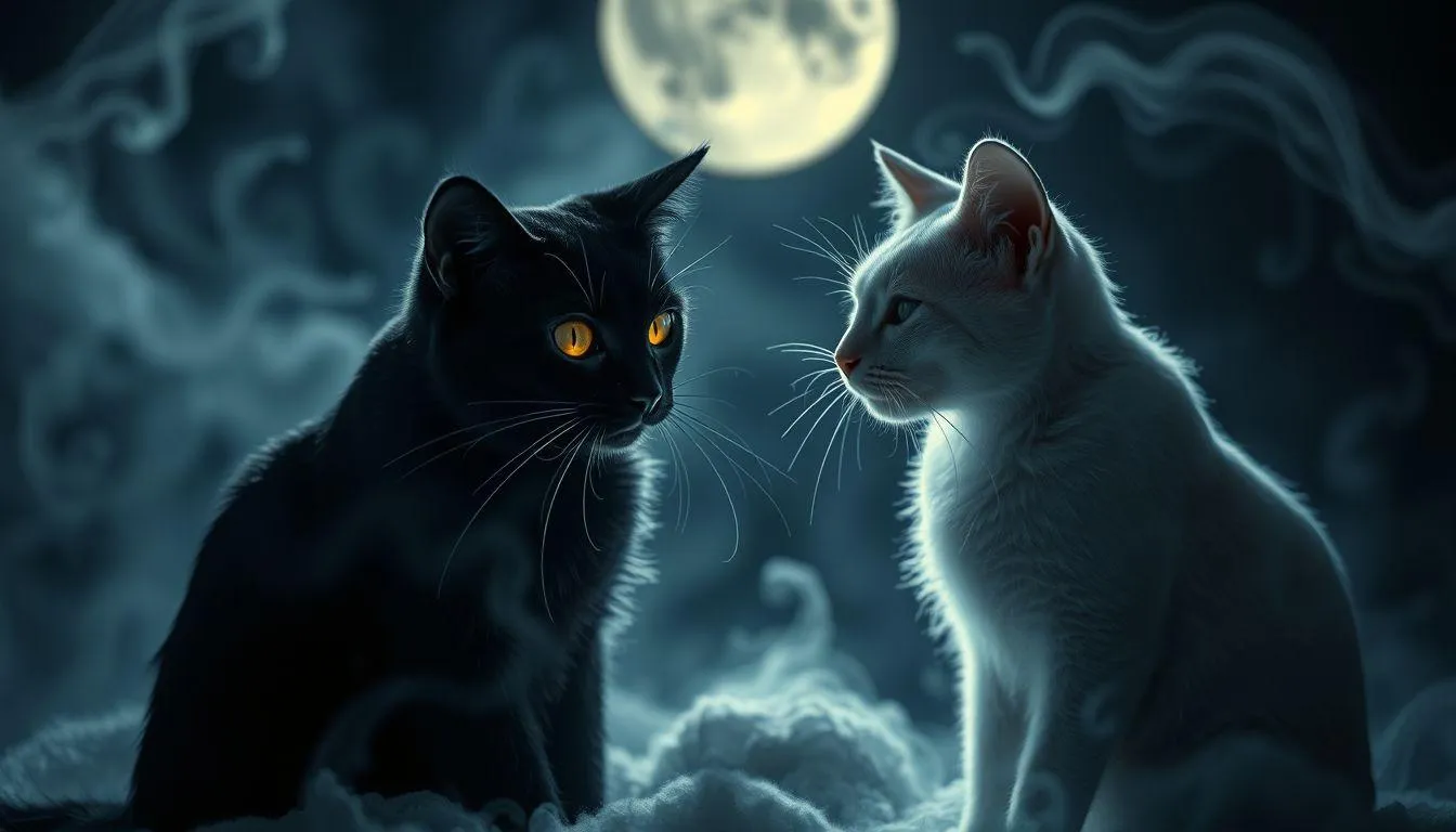 Simbolisme Warna Kucing yang Berbicara (c) Ilustrasi AI