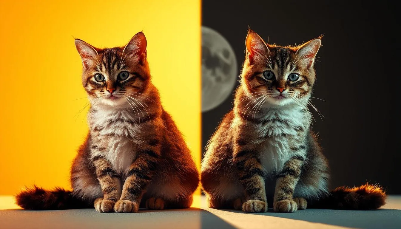 Pengertian dan Makna Dasar Mimpi Kucing Kembar (c) Ilustrasi AI