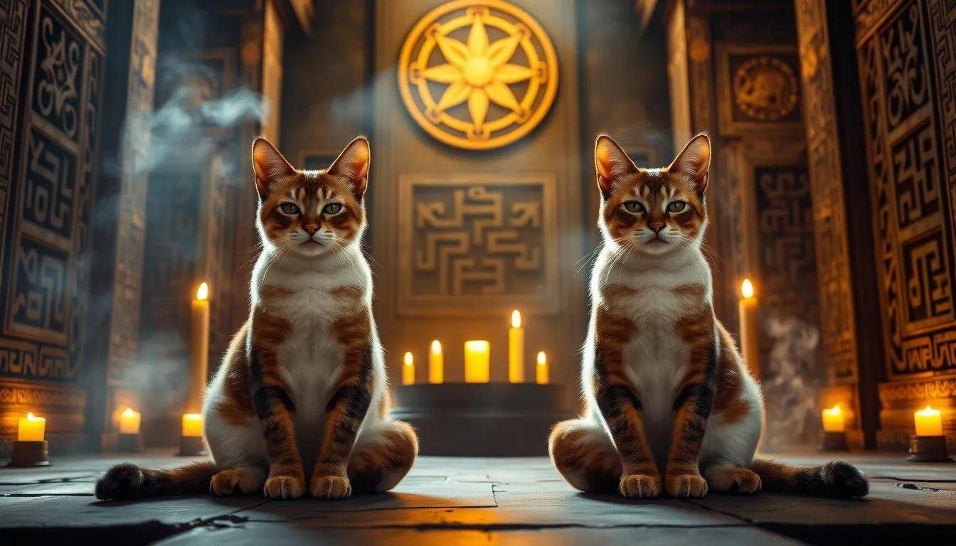 Interpretasi Mimpi Kucing Kembar dalam Konteks Spiritual (c) Ilustrasi AI