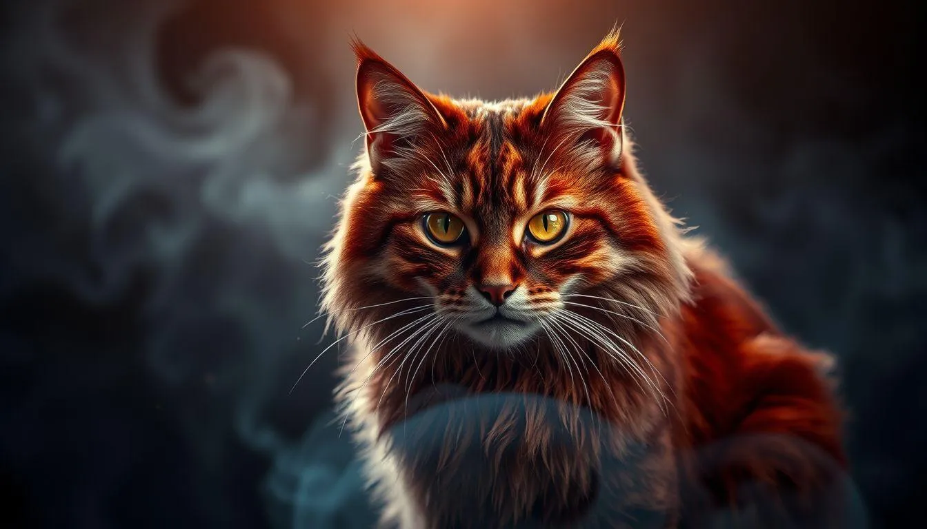 Makna Dasar Mimpi Kucing Merah (c) Ilustrasi AI