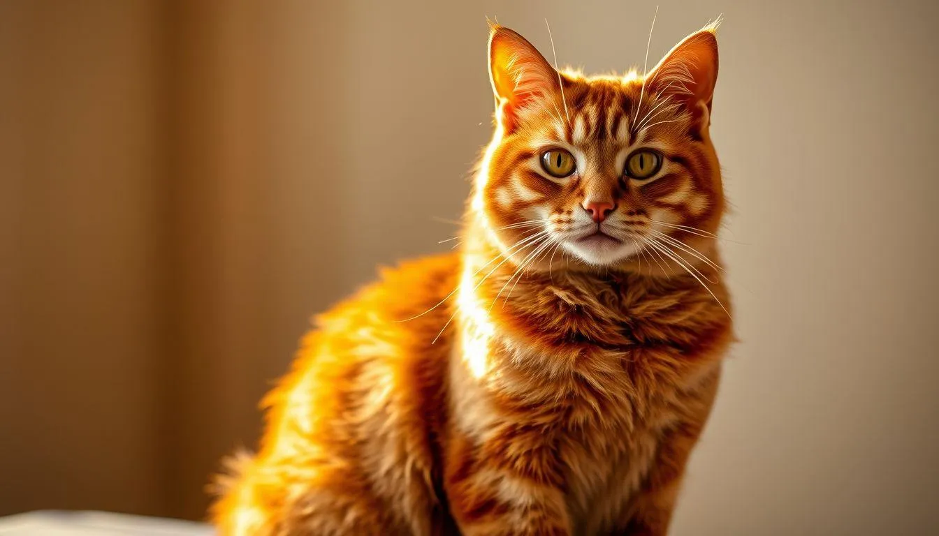 Pertanda dan Ramalan Mimpi Kucing Merah (c) Ilustrasi AI