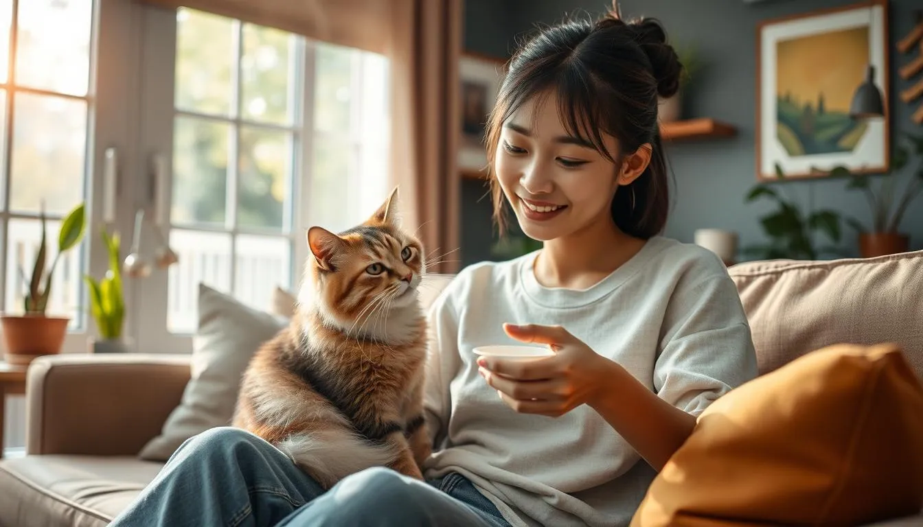 Tafsir Mimpi Aktivitas dengan Kucing (c) Ilustrasi AI