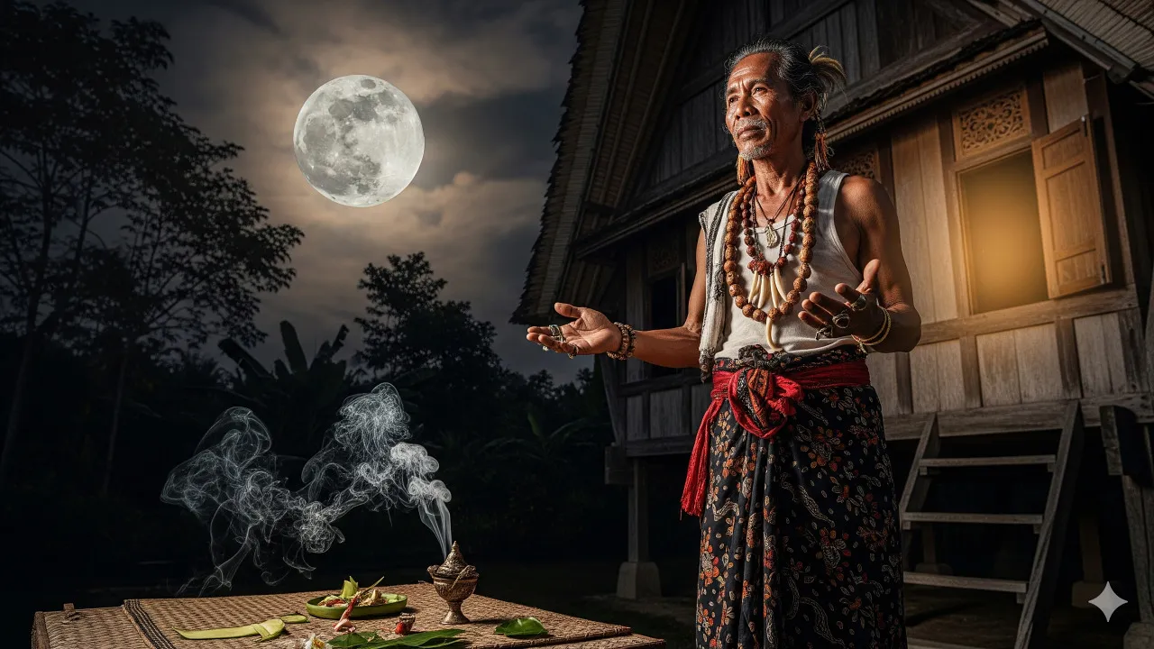 Pengaruh Budaya terhadap Persepsi Mimpi Kuyang (c) Ilustrasi AI