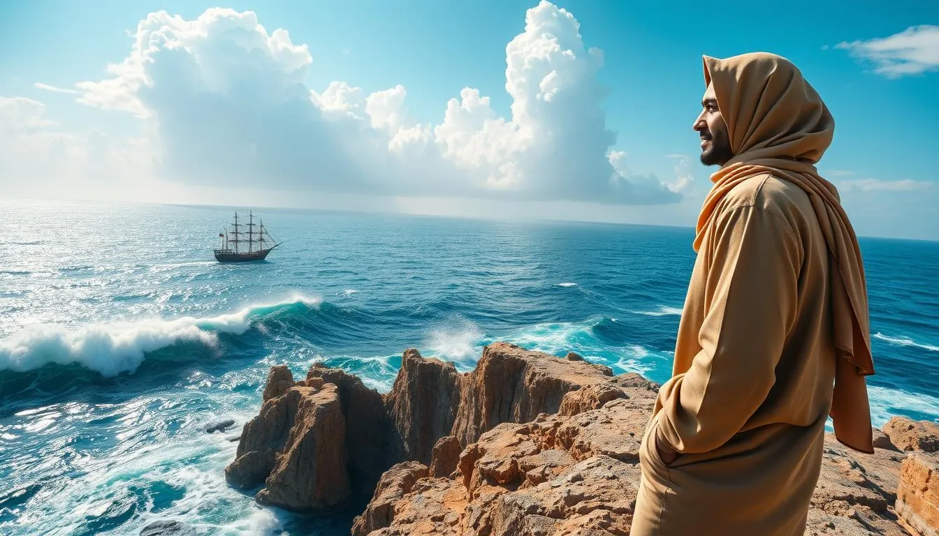 Hikmah di Balik Mimpi Laut (credit:Image by AI)