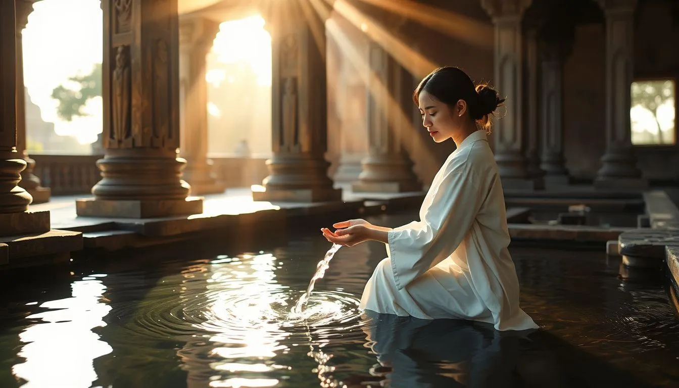 Makna Spiritual dan Kultural Mimpi Main Air (c) Ilustrasi AI