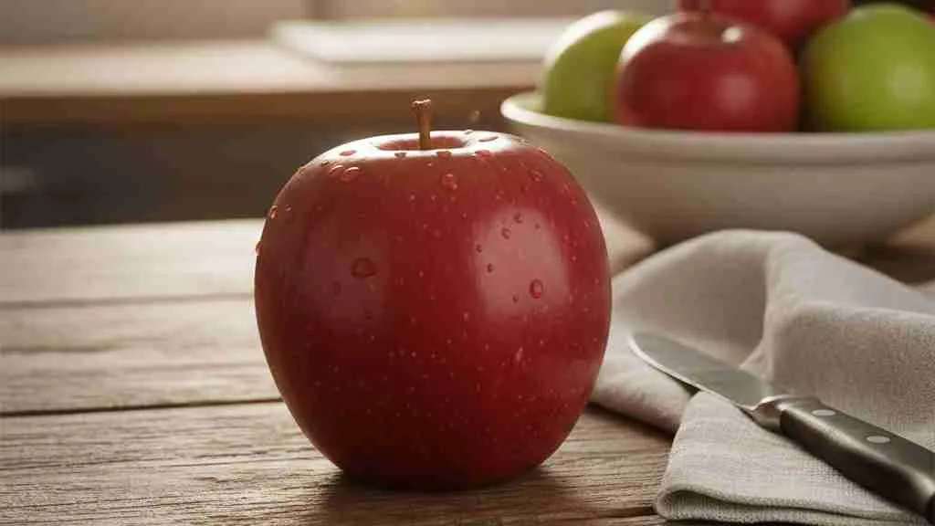 Arti Mimpi Makan Apel Merah (c) Ilustrasi AI