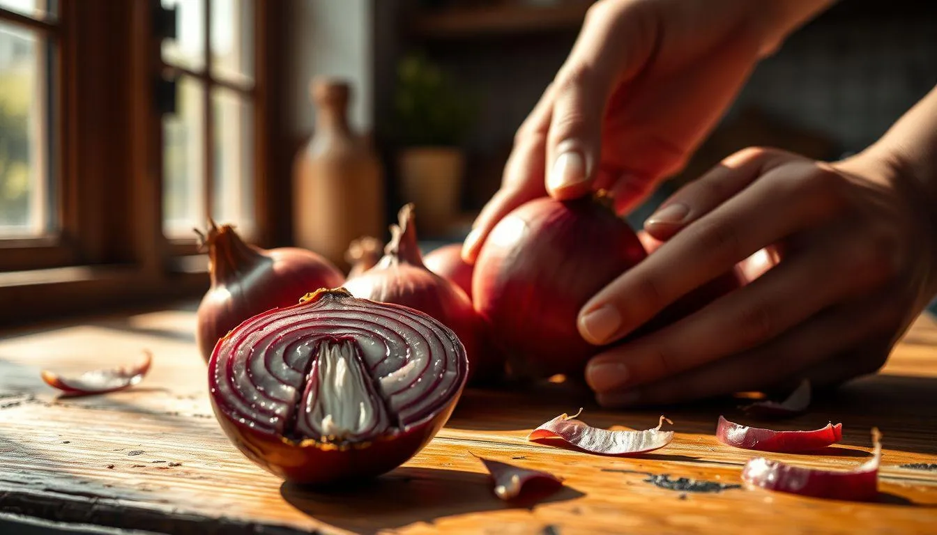 Arti Mimpi Makan Bawang Merah (c) Ilustrasi AI