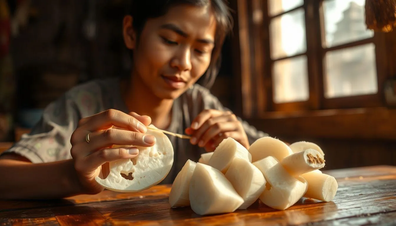 Interpretasi Berdasarkan Kondisi Bengkoang dalam Mimpi (c) Ilustrasi AI