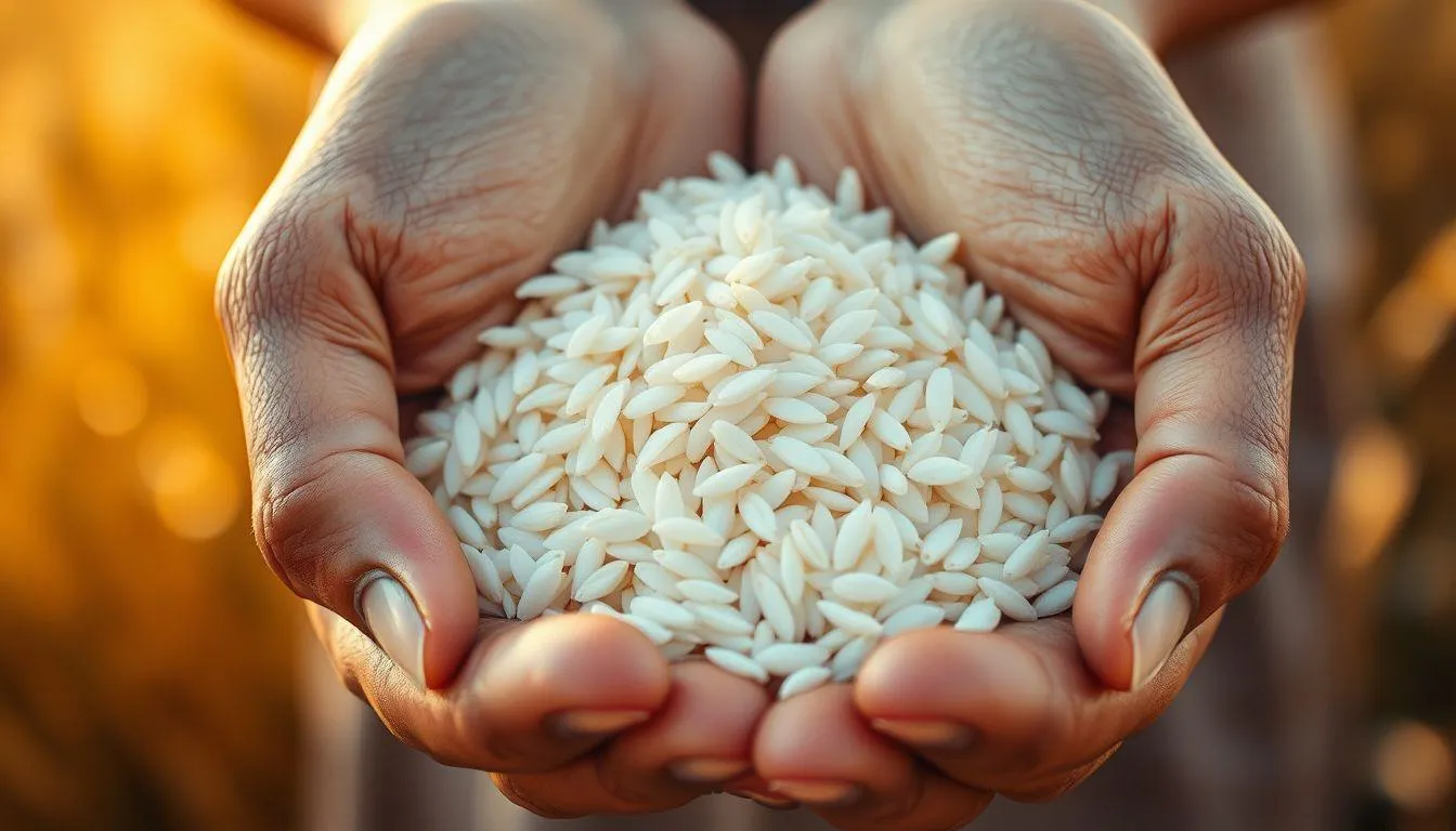 Tafsir Mimpi Makan Beras Mentah Sebagai Pertanda Positif (c) Ilustrasi AI