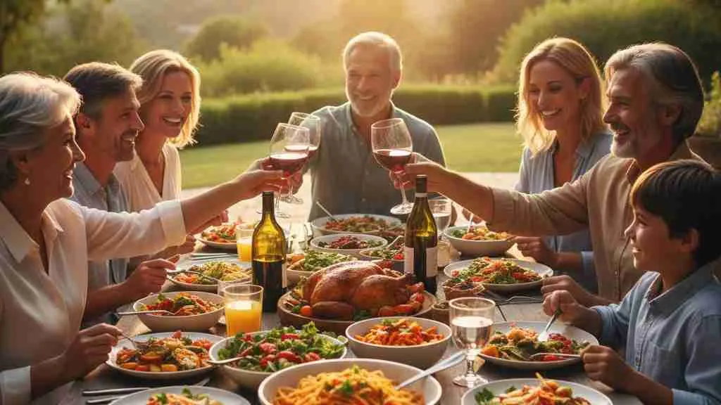 Mimpi Makan Bersama dalam Berbagai Situasi (c) Ilustrasi AI