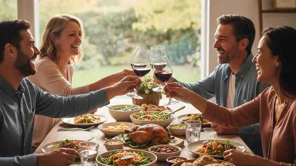 Aspek Spiritual dan Psikologis Mimpi Makan Bersama (c) Ilustrasi AI