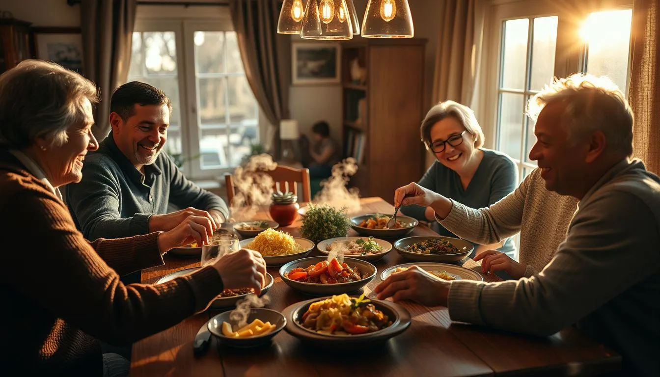 Tafsir Mimpi Makan Bersama Keluarga Menurut Berbagai Perspektif (c) Ilustrasi AI