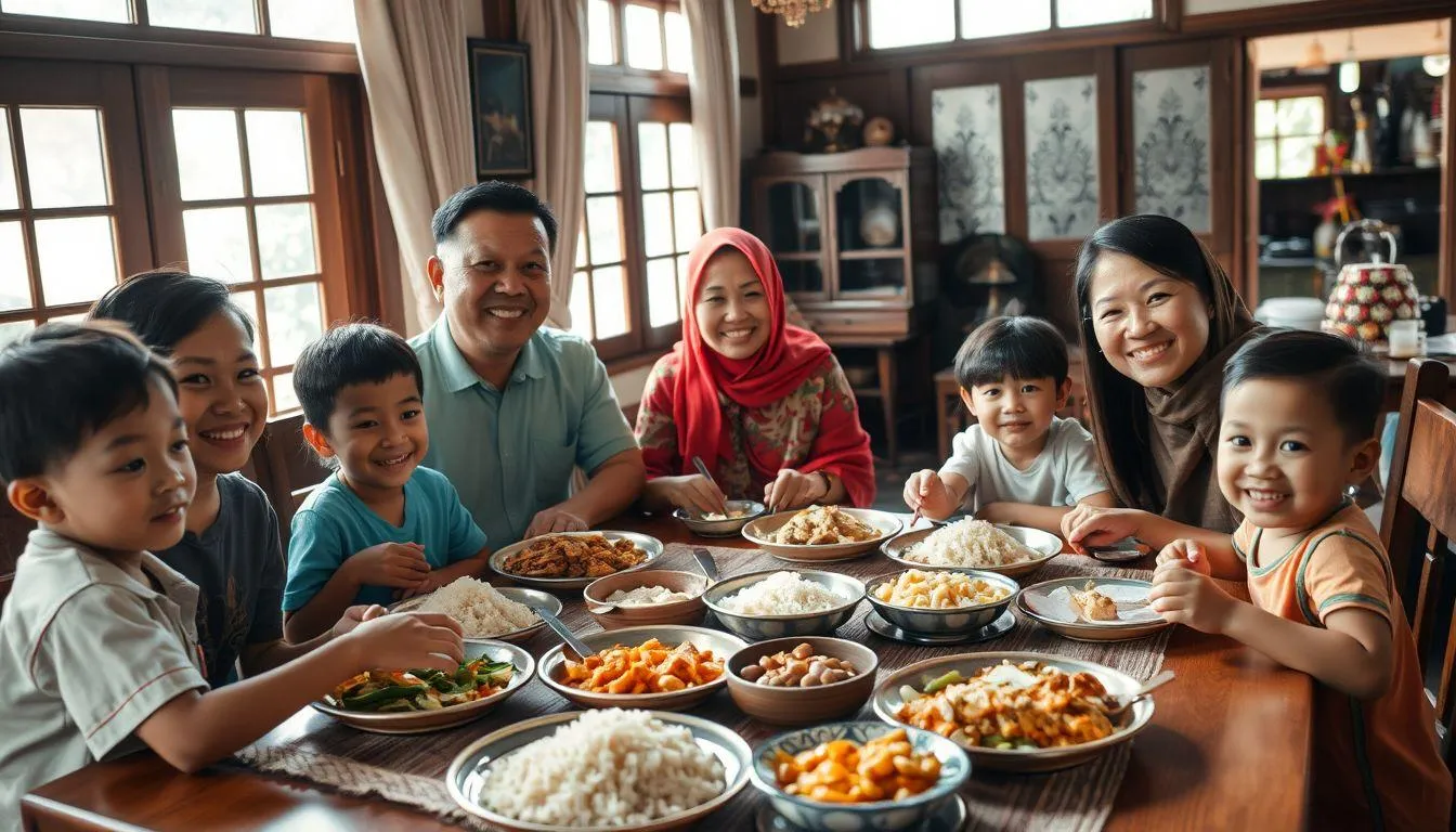 Mimpi Makan Bersama Keluarga dan Anak-Anak (c) Ilustrasi AI