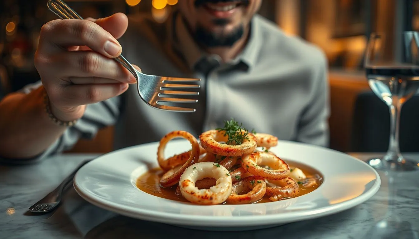 Tafsir Umum Arti Mimpi Makan Cumi (c) Ilustrasi AI