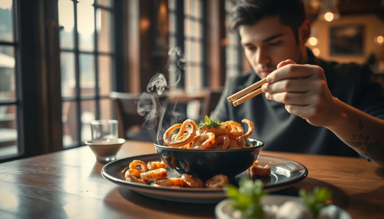 Makna Mimpi Makan Cumi Berdasarkan Konteks Situasi (c) Ilustrasi AI