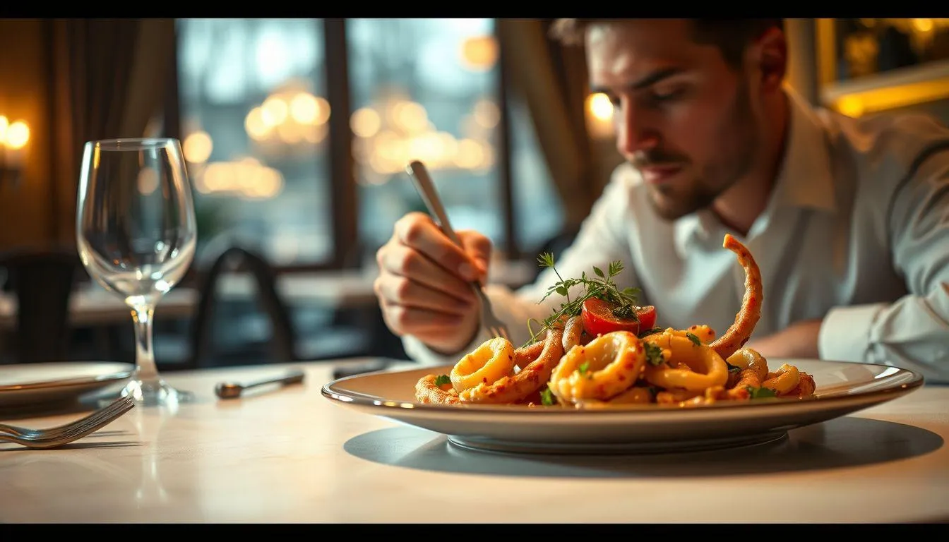 Pertanda Baik dan Buruk dalam Mimpi Makan Cumi (c) Ilustrasi AI