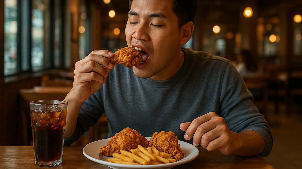 FAQ Seputar Mimpi Makan Daging Ayam (c) Ilustrasi AI