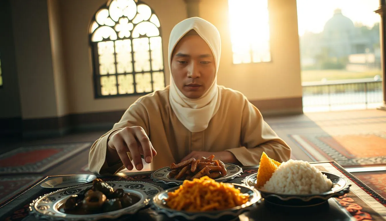 Jenis-Jenis Mimpi Makan di Bulan Puasa dan Maknanya (c) Ilustrasi AI