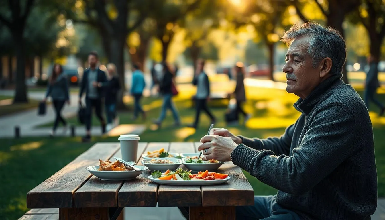 Mimpi Makan di Tempat Umum atau Terbuka (c) Ilustrasi AI