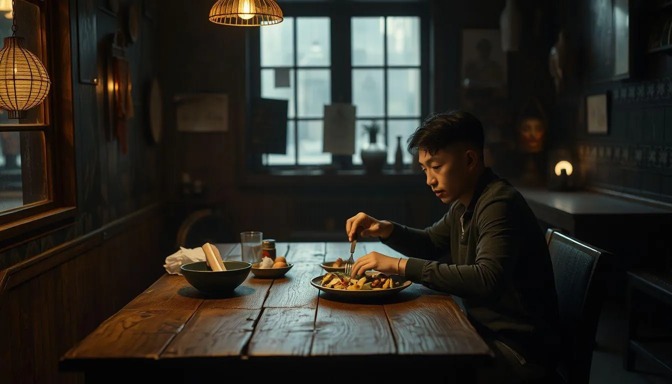 Mimpi Makan di Tempat Asing atau Tidak Dikenal (c) Ilustrasi AI