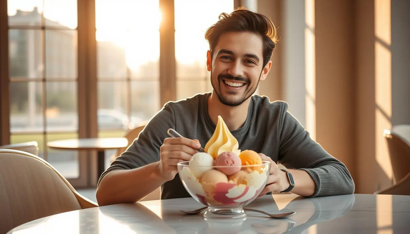 Tafsir Mimpi Makan Es Berdasarkan Kondisi dan Situasi (c) Ilustrasi AI