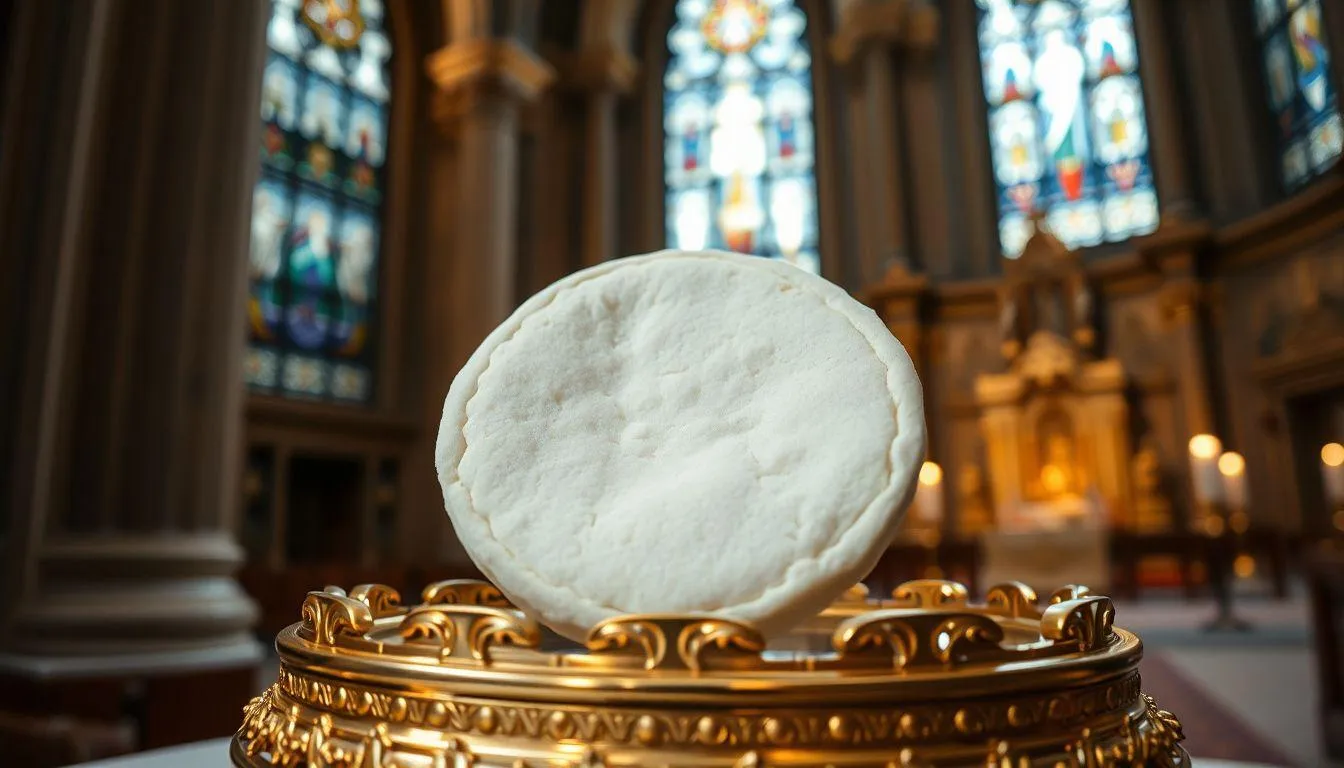 Pengertian Hosti dalam Tradisi Kristiani (c) Ilustrasi AI