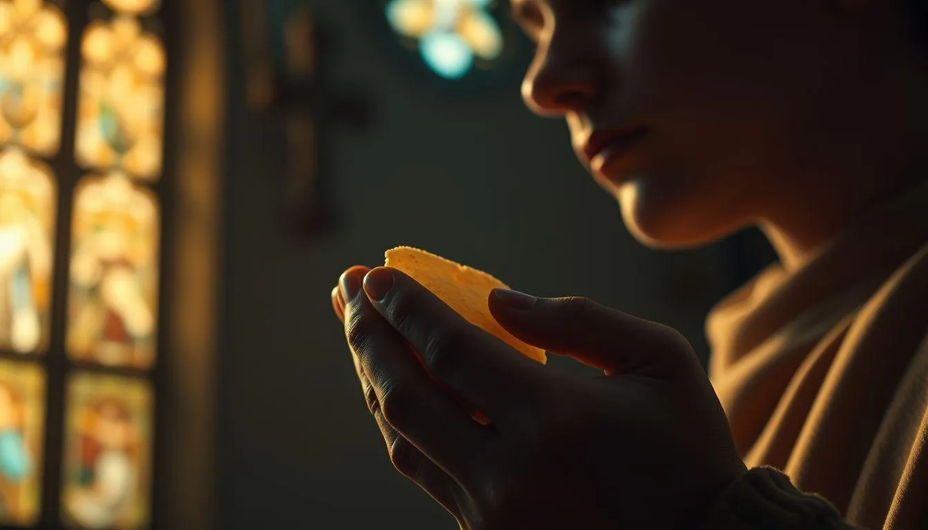 Dimensi Psikologis dari Mimpi Makan Hosti (c) Ilustrasi AI