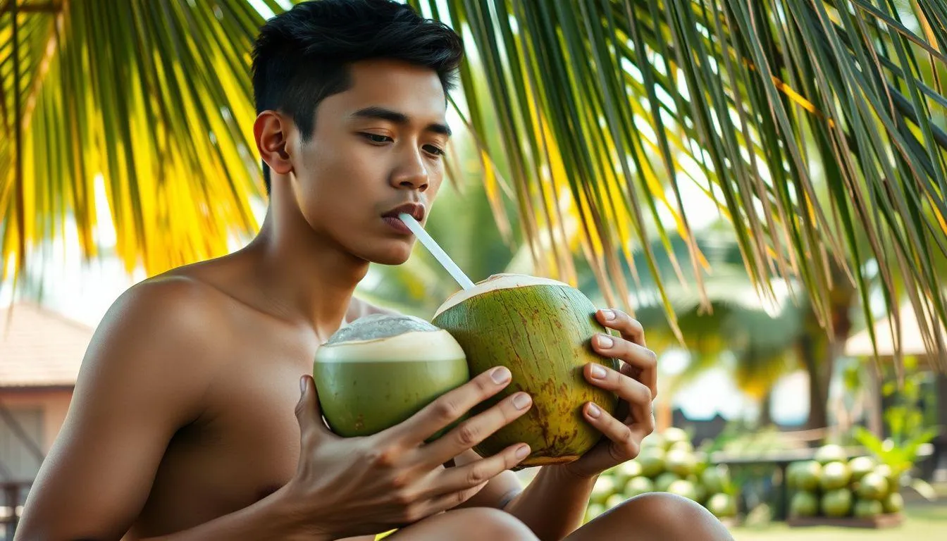 Variasi Konteks dan Makna Spesifik dalam Mimpi Kelapa Muda (c) Ilustrasi AI