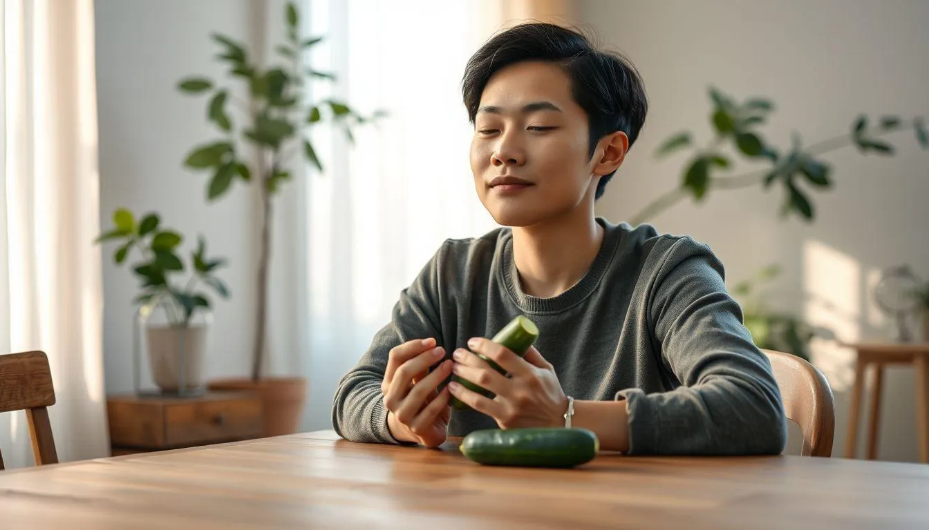 Hubungan Mimpi Makan Mentimun dengan Kehidupan Sehari-hari (c) Ilustrasi AI