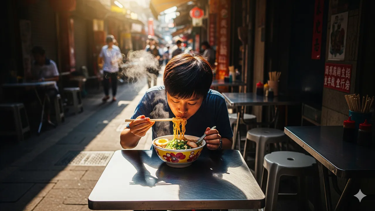 Hubungan Mimpi Makan Mie dengan Kesehatan (c) Ilustrasi AI