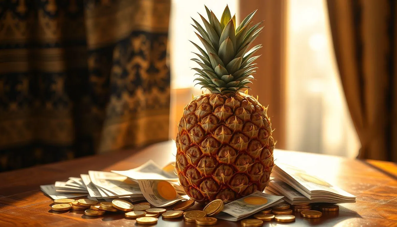 Makna Mimpi Makan Nanas dalam Konteks Keberuntungan dan Rezeki (c) Ilustrasi AI