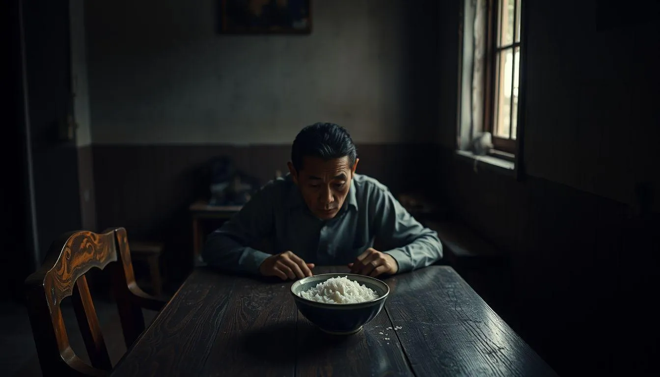 Arti Mimpi Makan Nasi Sebagai Pertanda Negatif (c) Ilustrasi AI