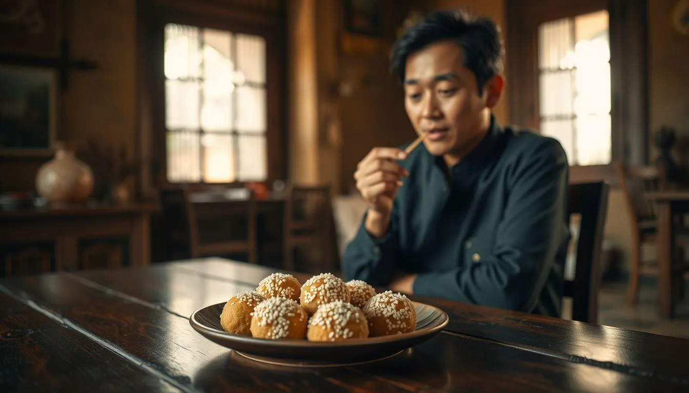 Tafsir Mimpi Makan Onde Onde Berdasarkan Konteks (c) Ilustrasi AI