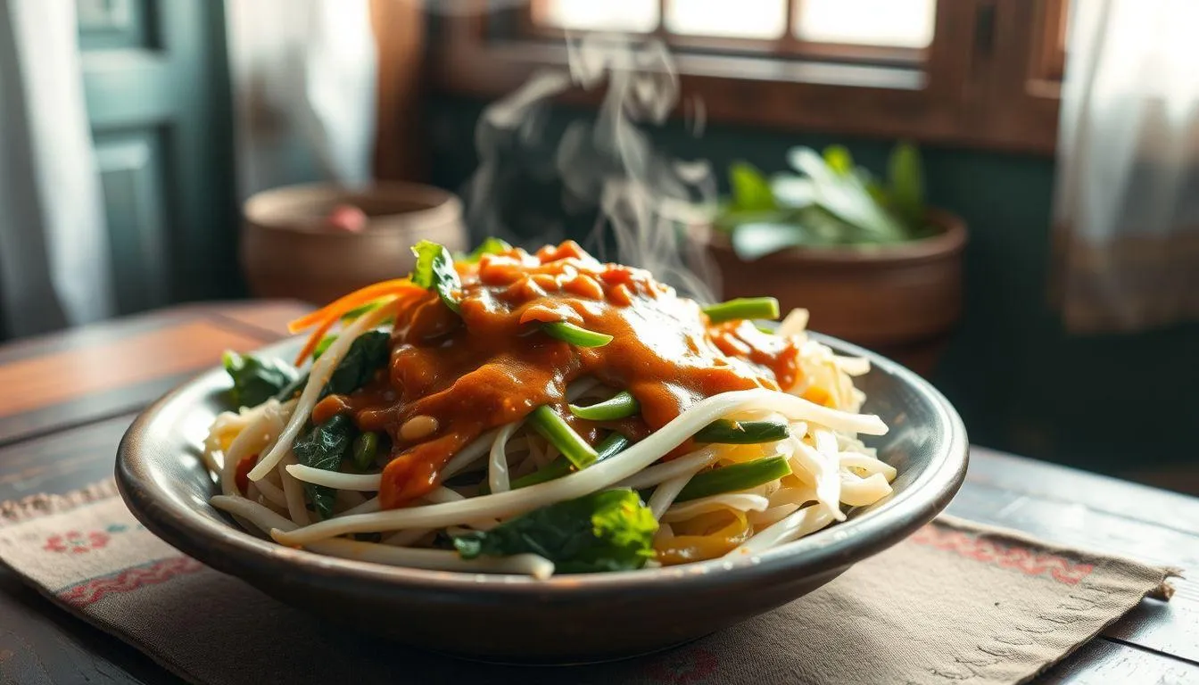 Mengenal Makna Mimpi Makan Pecel (c) Ilustrasi AI