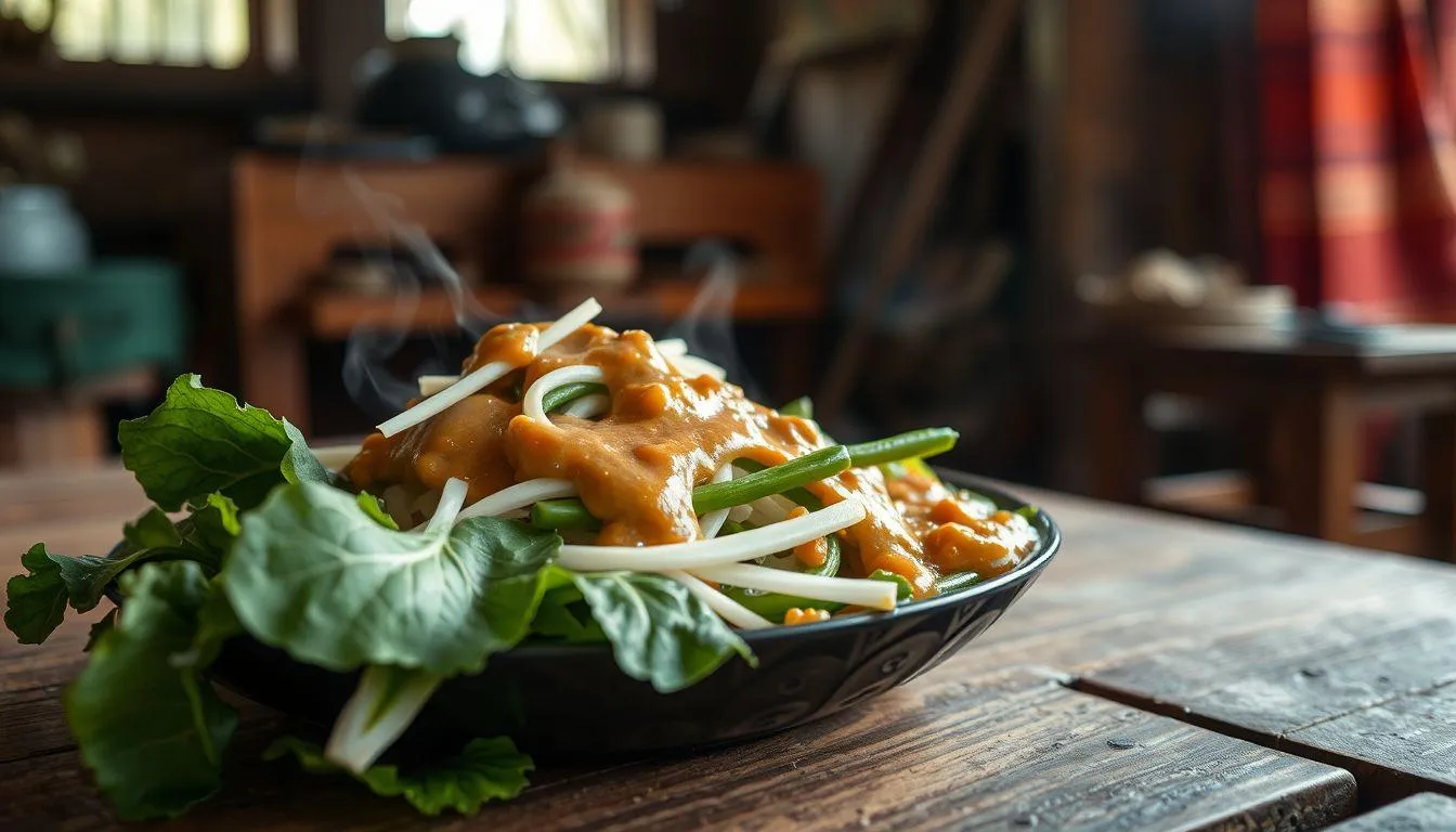 Hubungan Mimpi Makan Pecel dengan Kehidupan Nyata (c) Ilustrasi AI