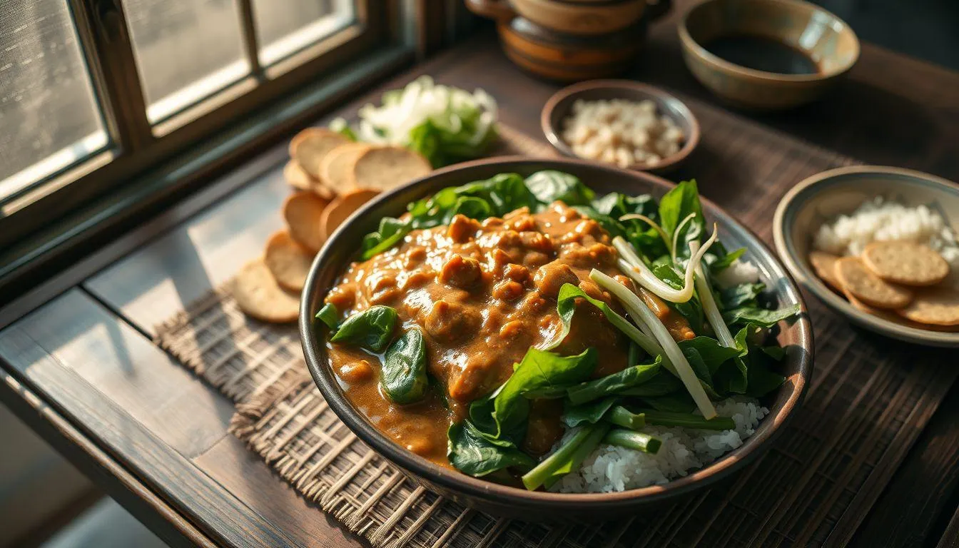 FAQ Seputar Arti Mimpi Makan Pecel (c) Ilustrasi AI