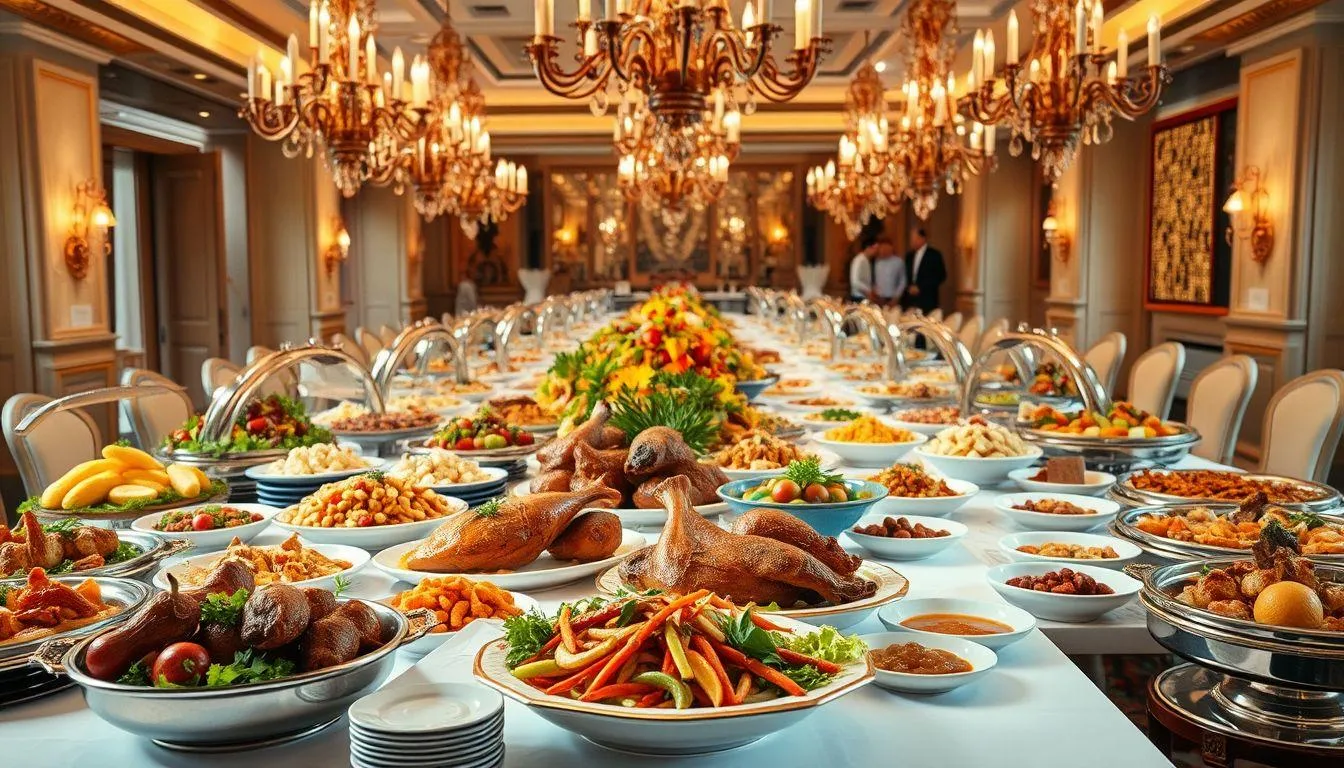 Tafsir Mimpi Makan Prasmanan Berdasarkan Kondisi Makanan (c) Ilustrasi AI