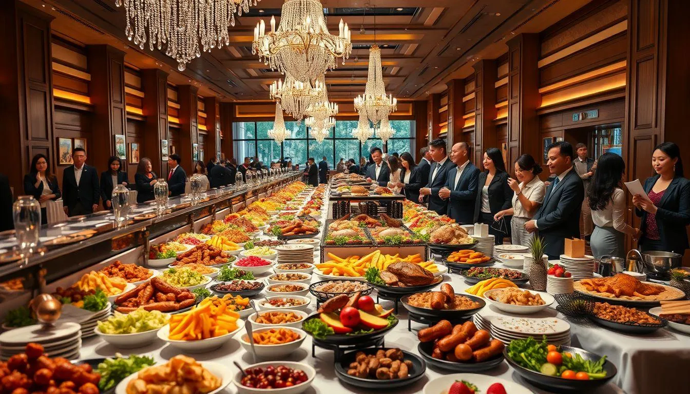 Pertanda Baik dan Buruk dalam Mimpi Makan Prasmanan (c) Ilustrasi AI