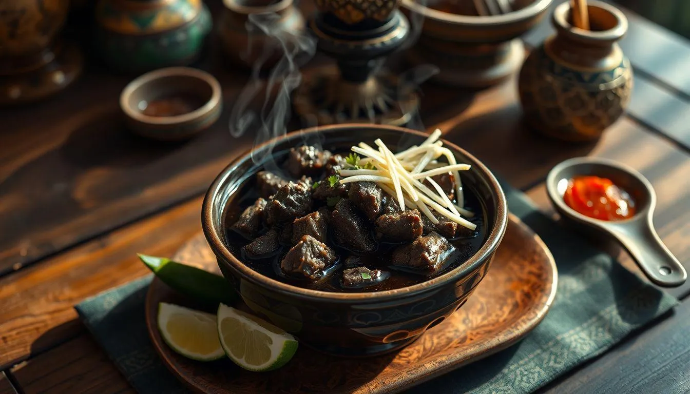 Tafsir Mimpi Makan Rawon Menurut Primbon (c) Ilustrasi AI