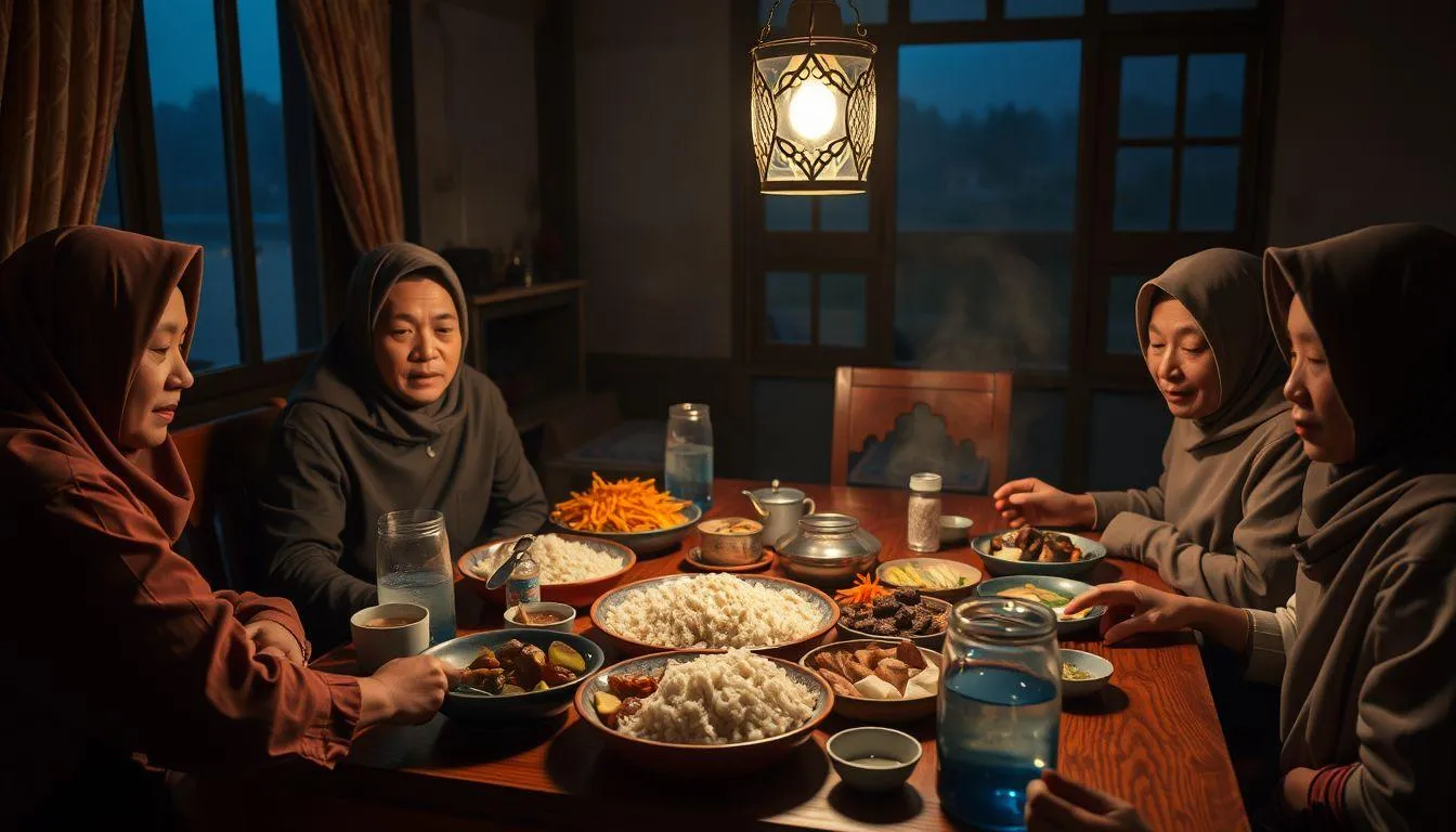 Pengertian dan Makna Umum Arti Mimpi Makan Sahur (c) Ilustrasi AI